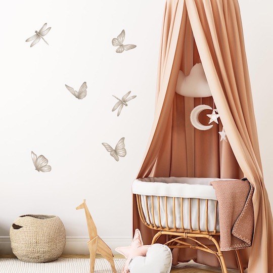 Butterflies and Dragonflies Room Scene 2